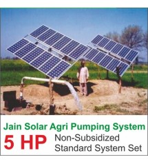 Jain Solar Agri Pumping 5 HP 4800 Wp 100 Mtr Auto Tracker Deluxe